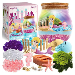 Terrarium świecące kula syrenka światło LED 13 kolorów kreatywny lampka nocna