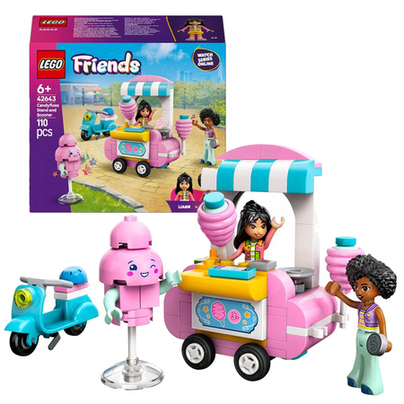 LEGO FRIENDS 42643 Stoisko z watą cukrową i skuter