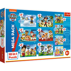 PUZZLE 10w1 NIEZAWODNA DRUŻYNA PSIEGO PATROLU PSI PATROL