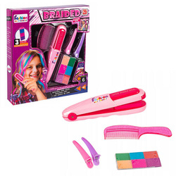 ZMYWALNA Kreda do farbowania włosów farby prostownica