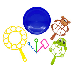 Zestaw do baniek z płynem 330ml i akcesoriami do robienia różnych baniek