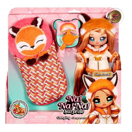 Na! Na! Na! Surprise - Zestaw Kempingowy Lalka Sierra Foxtail Lis + Akcesoria