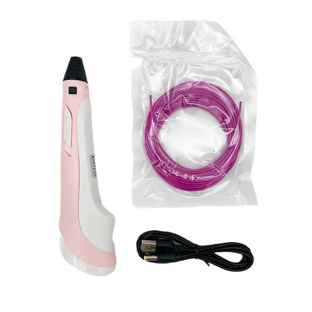 Długopis 3D Pen pióro z filamentem na USB Zestaw kreatywny drukarka
