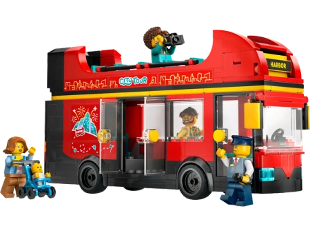 LEGO 60407 City Czerwony piętrowy autokar