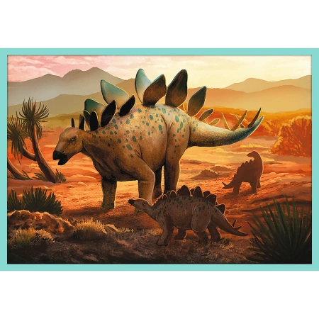Puzzle 10w1 W świecie dinozaurów dinozaury Trefl