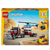 LEGO Creator 31146 Ciężarówka z platformą i helikopterem 3w1