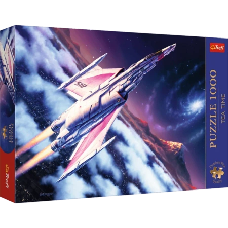 Puzzle Premium Plus Quality 1000 el. Tea Time: Lot w kosmos