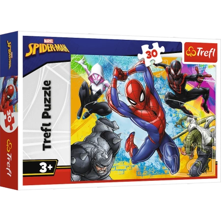 Puzzle 30 elementów Kolory Spider-Man'a Spiderman Trefl