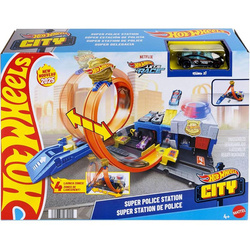 Hot Wheels City Zestaw Posterunek policji pętla JBM71