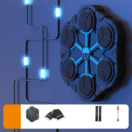 Zestaw bokserski TARCZA BOKSERSKA 6 przycisków ochraniacze USB bluetooth