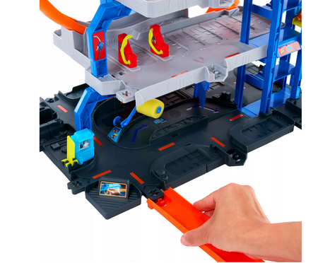 Tor Hot Wheels Mega Garaż Gigapętla auto JBM74