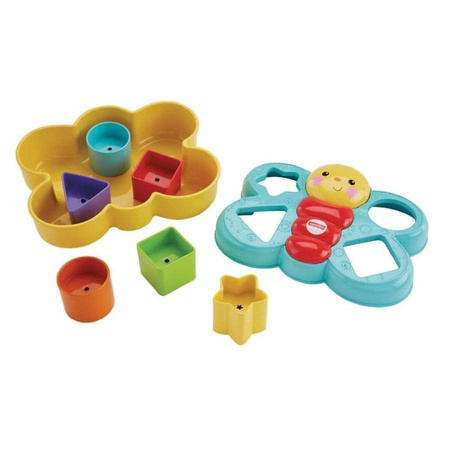 Motylek edukacyjny sorter kształtów klocki Fisher-Price CDC22