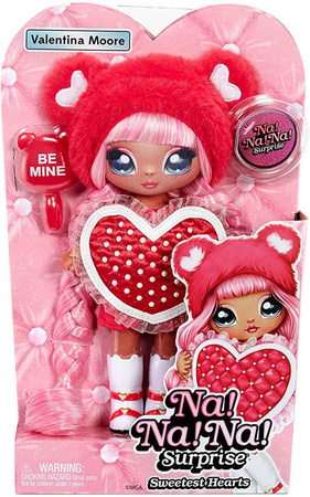 Na! Na! Na! Surprise Sweetest Hearts Doll - Red Heart Bear lalka Valentina Moore