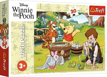 Puzzle 30 el. Dzień z Puchatkiem Trefl