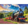 Puzzle 1000 elementów Podróż pociągiem Trefl