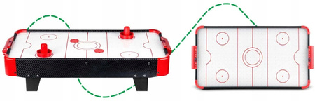 POWIETRZNY CYMBERGAJ GRA 81CM BOISKO STÓŁ DO GRY HOKEJ AIR HOCKEY FLOW DUŻY