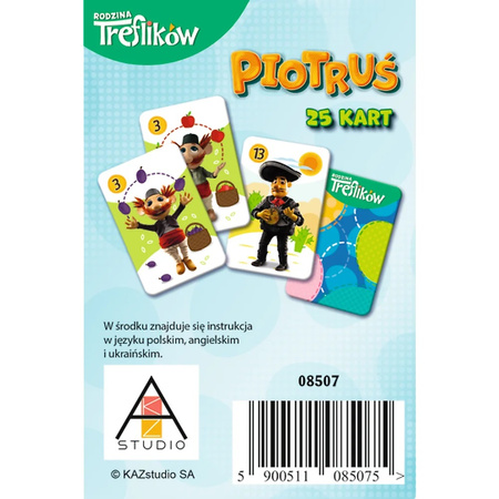 Karty Piotruś Rodzina Treflików gra karciana Trefl