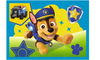 PUZZLE 4W1 BIEGNĄCE PIESKI PSI PAW PATROL TREFL 34628