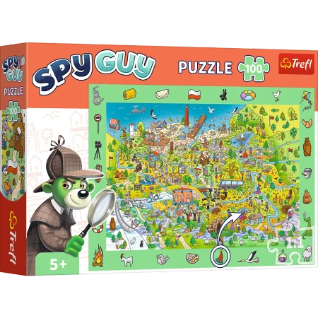 Puzzle 100 elementów Spy Guy obserwacyjne puzzle Polska Trefl