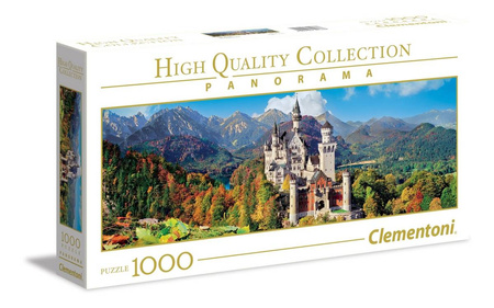 CLEMENTONI puzzle 1000 elementów Panorama zamek Neuschwan 39438