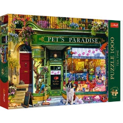 Puzzle 1000 elementów Tea Time Raj dla zwierząt Trefl