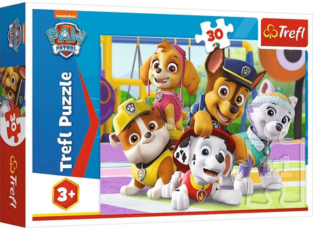 Puzzle 30 elementów Psi Patrol zawsze na czas Trefl