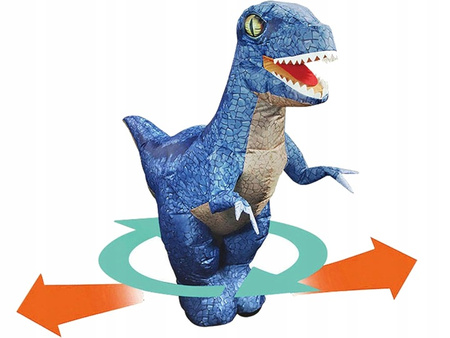 DINOZAUR POMPOWANY ZDALNIE STEROWANY CHODZĄCY 90 CM DLA DZIECI 