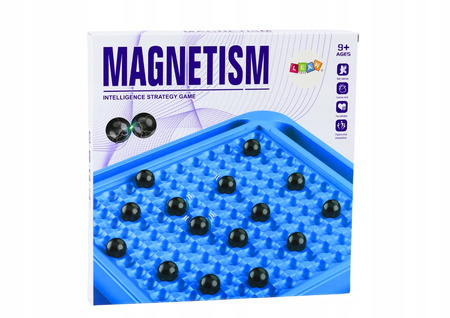 Lean Toys gra inteligentna strategiczna magnetyczna 20 kulek kamienie