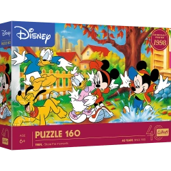 Puzzle 160 el. 40-lecie Trefl Zabawa w kałużach