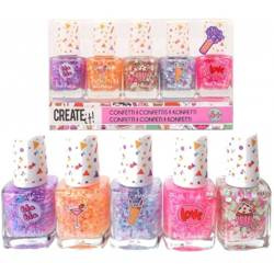 CREATE IT! lakier do paznokci confetti 5-pak 84147