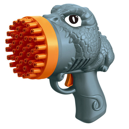 Pistolet na bańki DINO z płynem na baterie DINOZAUR