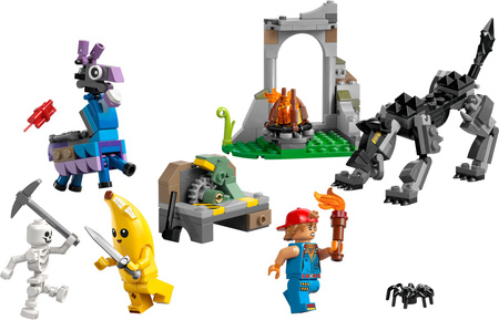 Klocki LEGO 77075 Fortnite Skórek i Iskra oraz obóz