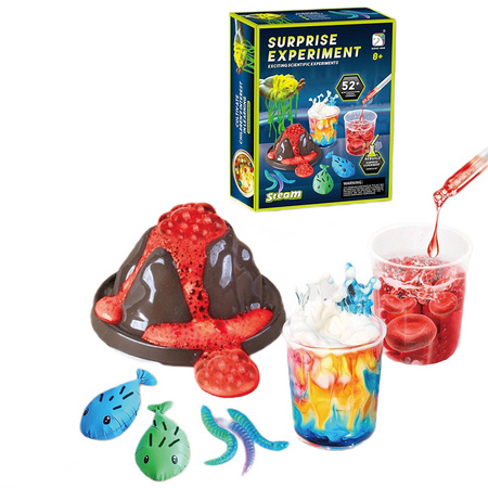 Zestaw Eksperymenty naukowe ponad 52 doświadczenia chemiczne i fizyczne