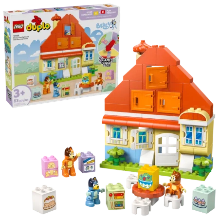 LEGO DUPLO 10459 Dom rodzinny Bluey z grą pamięciową