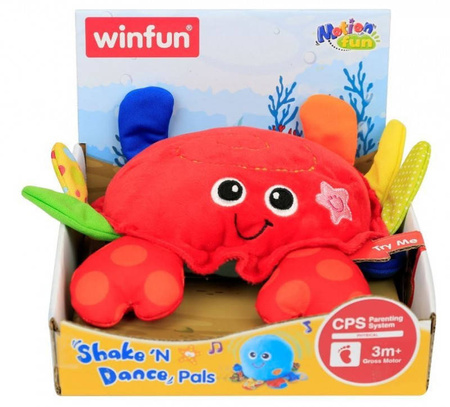 SMILY PLAY Interaktywny uciekający krab do raczkowania gra wibrujący