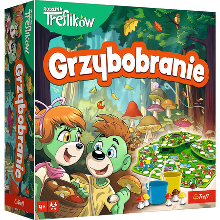Grzybobranie Rodzina Treflików gra planszowa familijna 