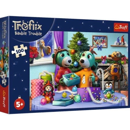 Puzzle 100 elementów Święta Rodziny Treflików Trefl
