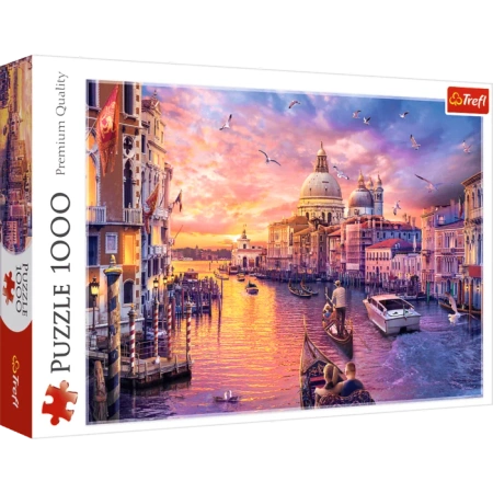 Puzzle 1000 elementów Uroki Wenecji Wenecja Trefl