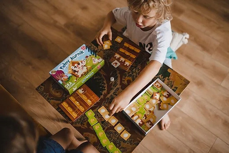 Gra Planszowa PEŁNY KURNIK Zostań Hodowcą Kur