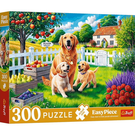 Puzzle 300 elementów EasyPiece Pieski na wsi