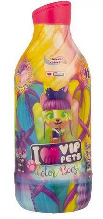 I Love VIP Pets - Pieski niespodzianki z długimi włosami Figurka Colour Boost do stylizacji