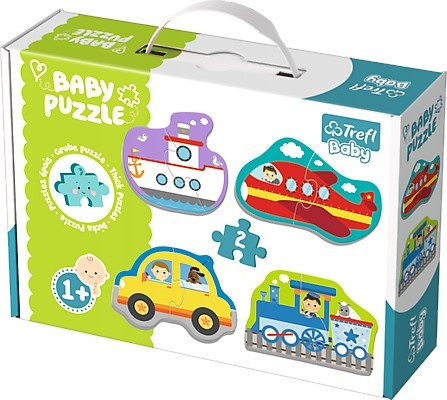 Puzzle Baby Classic Pojazdy transportowe 8 elementów Trefl