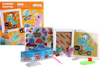 Diamentowa MOZAIKA brelok NAKLEJKI obraz Dinozaur