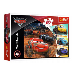 Puzzle 60 elementów Zygzak McQueen z przyjaciółmi Trefl