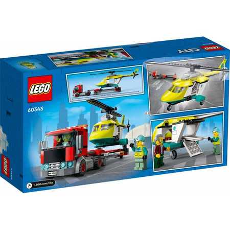 Klocki LEGO 60343 City Laweta helikoptera ratunkowego