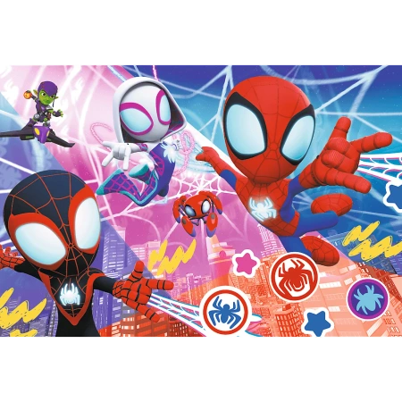 Puzzle 60 el. Bohaterska przygoda Spidey 17410