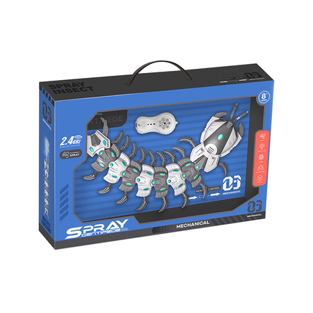 Zdalnie Sterowana RC cyber Stonoga szczypawka z parą Hallowen