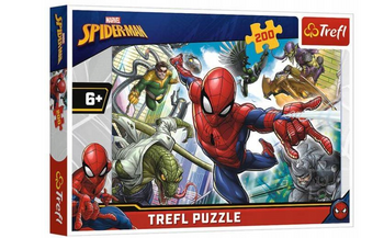 Puzzle 200 el urodzony bohater Spiderman Trefl