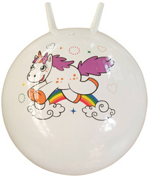 Piłka do skakania z rogami jednorożec 50kg 45cm