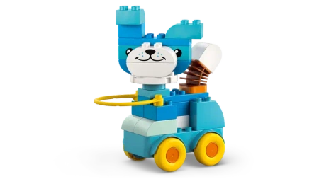 LEGO 10448 DUPLO 3 w 1 Zwierzątka na kółkach 